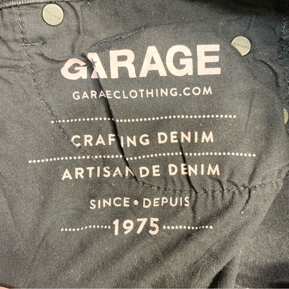 Garage Denim~Women’s/Juniors Super Skinny Distressed Black Jeans with Holes~Sz 7 - Picture 9 of 13